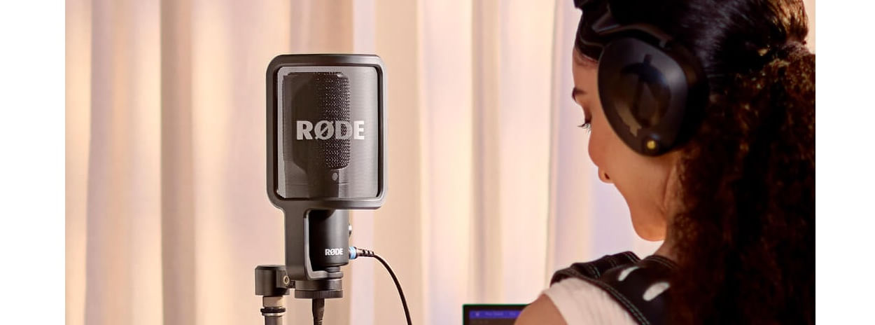 Rode NT-USB+ Microfon Condenser Podcast si Streaming USB