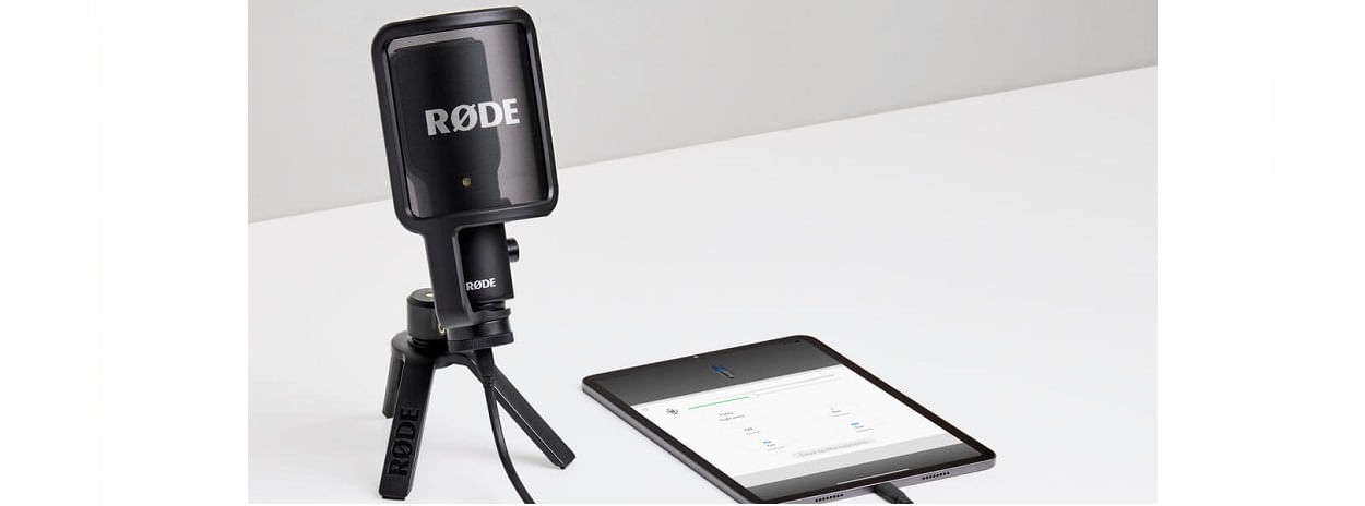 Rode NT-USB+ Microfon Condenser Podcast si Streaming USB