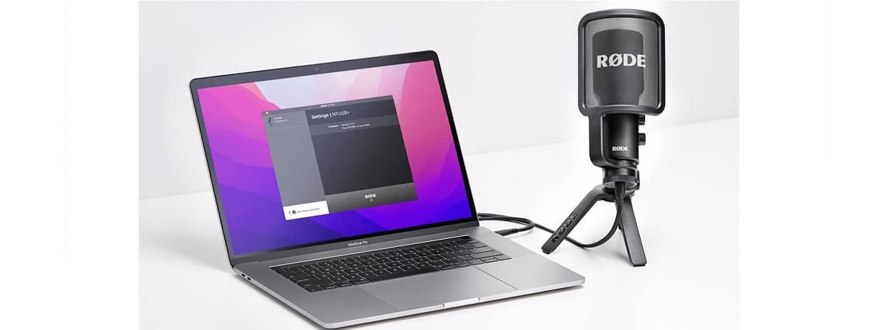Rode NT-USB+ Microfon Condenser Podcast si Streaming USB