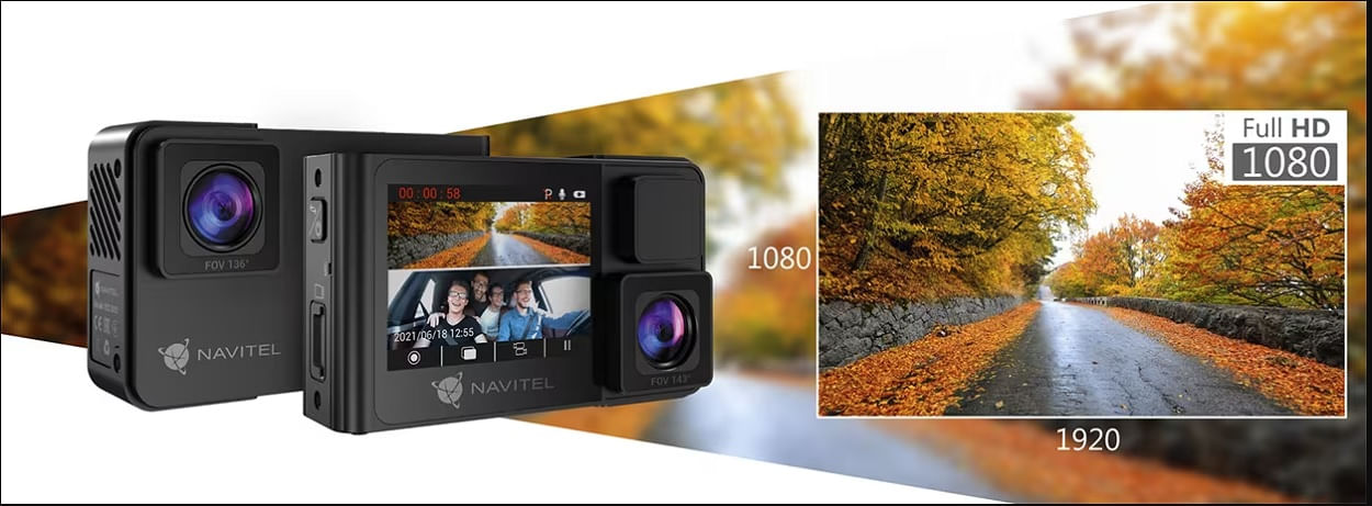 Kettős autókamerás DVR NAVITEL RS2 Duo.2