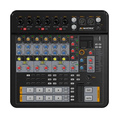 AVMATRIX S4M Shark Mixer Audio-Video Portabil