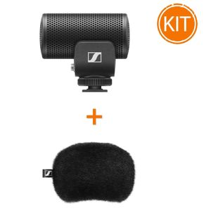 Pachet Sennheiser MKE 200 Microfon de Camera Directional Ultracompact + MZH-200 Antivant
