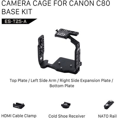 Tilta Camera Cage pentru Canon C80 Base Kit