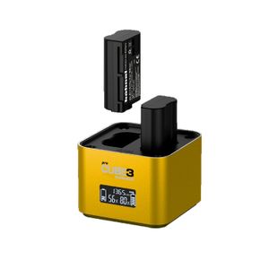 Hahnel ProCube3 Incarcator dublu pentru Nikon EN-EL14 / EN-EL15 / EN-EL25 si Baterii AA