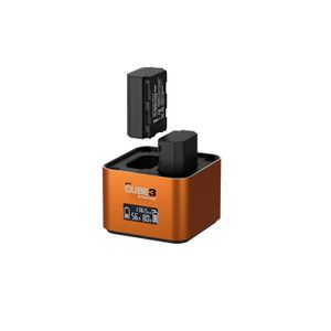 Hahnel ProCube3 Incarcator Dublu pentru Sony NP-BX1 NP-FW50 NP-FZ100 si Baterii AA