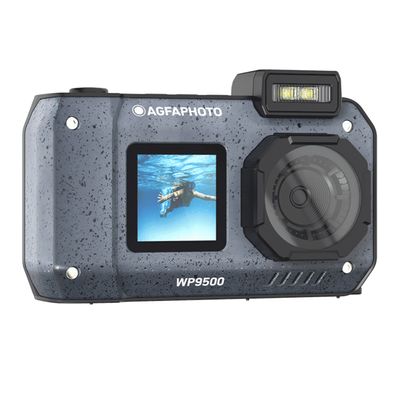 AgfaPhoto Realishot WP9500 Aparat Foto Compact Subacvatic Rezistent la Socuri Negru