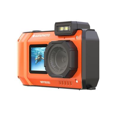 AgfaPhoto Realishot WP9500 Aparat Foto Compact Subacvatic Rezistent la Socuri Portocalliu