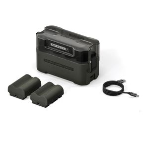 Tilta Statie de incarcare portabila pentru bateriile NP-W235 cu 4 canale si 2 baterii Verde