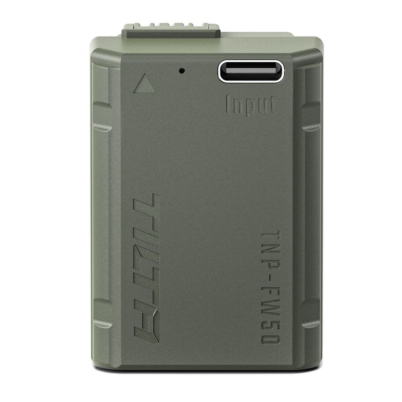 Tilta-Acumulator-Tip-NP-FW50-cu-USB-C-980mAh-Verde.2