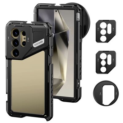 Neewer PA042 Cage pentru Samsung S24 Ultra cu Monturi 67mm si 17mm T