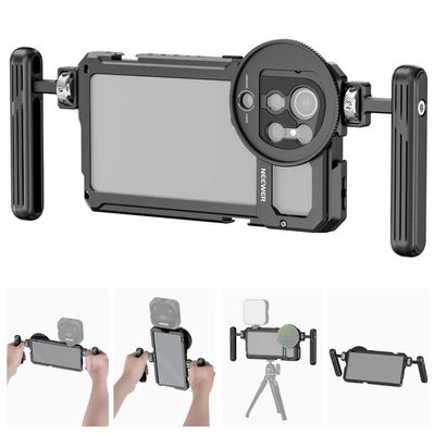 Neewer Cage Handheld cu Adaptor Filet pentru Samsung S23 Ultra
