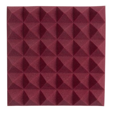 Gator Frameworks Pachet 4 x Panou Burete Izolatie Acustica 12x12" Rosu Burgundy