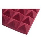 Gator Frameworks Pachet 4 x Panou Burete Izolatie Acustica 12x12 Rosu Burgundy.4