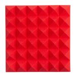 Gator Frameworks Pachet 2 x Panou Burete Izolatie Acustica 12x12 Rosu.2