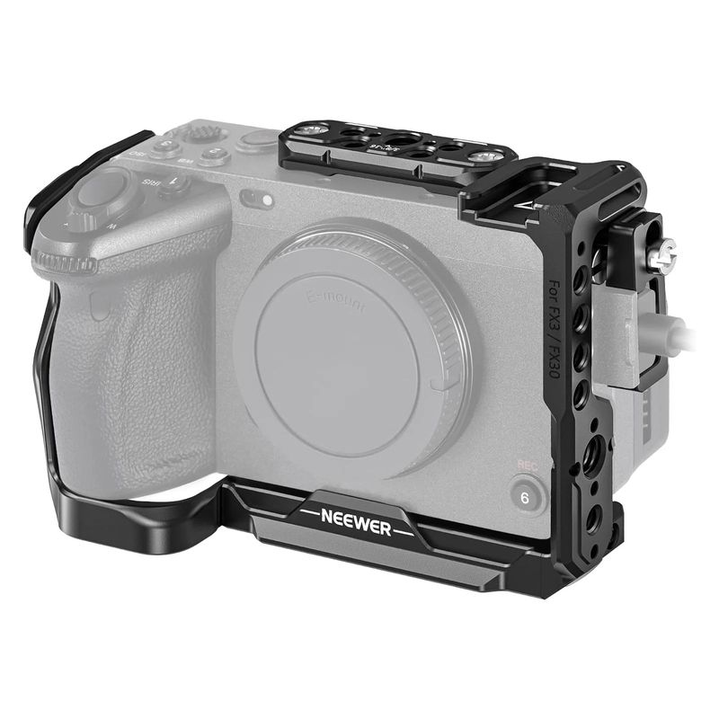 Neewer CA011 Cage pentru Sony FX3,FX30 cu Clema Cablu HDMI-1