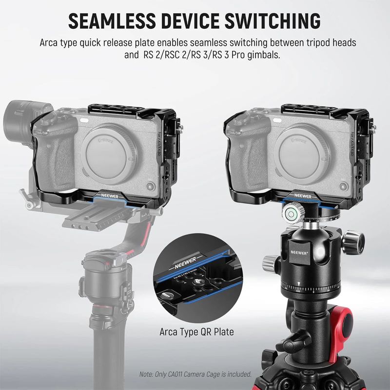 Neewer CA011 Cage pentru Sony FX3,FX30 cu Clema Cablu HDMI-4