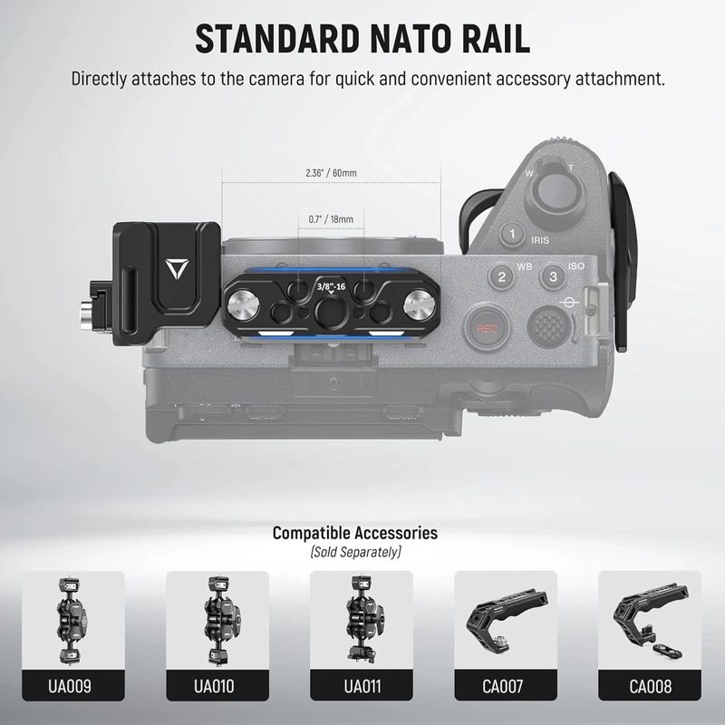 Neewer CA011 Cage pentru Sony FX3,FX30 cu Clema Cablu HDMI-5