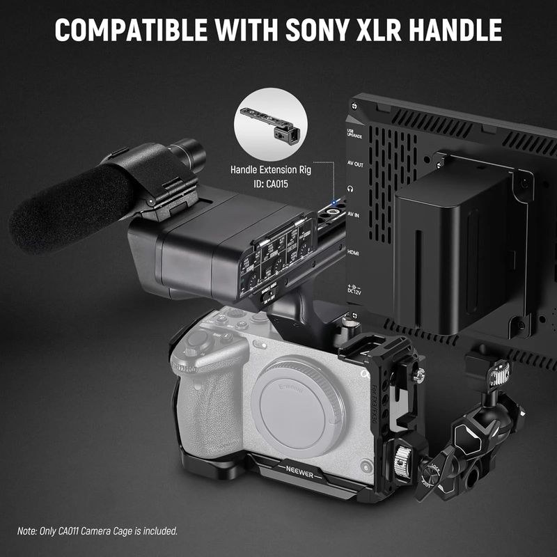 Neewer CA011 Cage pentru Sony FX3,FX30 cu Clema Cablu HDMI-6