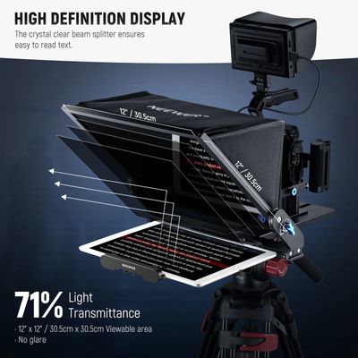 Neewer X17 II Teleprompter Studio Aliaj Aluminiu 17 Inch