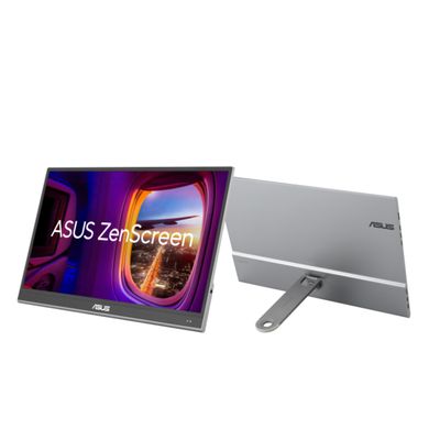 Asus ZenScreen MQ16AHE Monitor Portabil OLED 15.6" Full HD Mini HDMI USB-C Argintiu