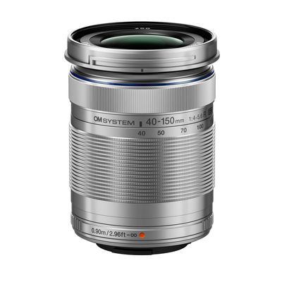 OM System 40-150mm F4-5.6 R Obiectiv Foto Mirrorless Argintiu