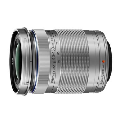 OM System 40-150mm F4-5.6 R Obiectiv Foto Mirrorless Argintiu