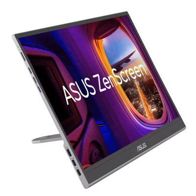 Asus ZenScreen MQ16AHE Monitor Portabil OLED 15.6" Full HD Mini HDMI USB-C Argintiu