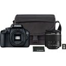 Resigilat: Canon EOS 4000D Kit EF-S 18- 55mm f/3.5-5.6 III + Geanta SB130 + Card 16GB - RS125047870-1