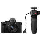 Panasonic G100D Aparat Foto Mirrorless Kit cu Obiectiv 12-32mm F3.5-5.6 si Grip cu Trepied DMW-SHGR2