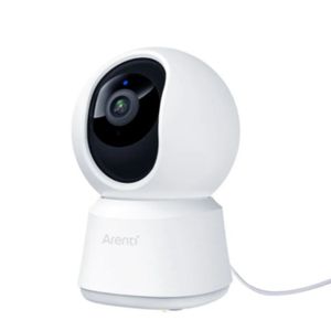 Arenti P2F Camera Supraveghere Interior 5 MP wireless dual-band 2.4 GHz/5 GHz, compatibila Alexa si Google Assistant
