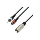 Adam Hall 3Star Cablu XLR tata-2xRCA 6m