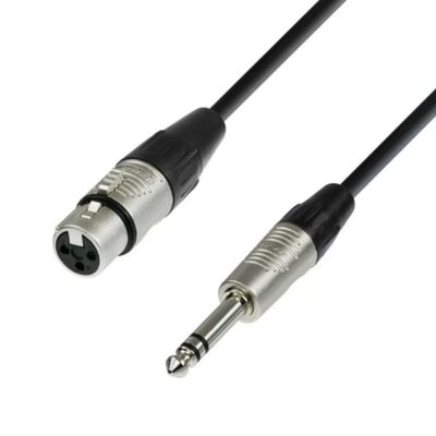 Adam Hall 4Star Cablu Microfon XLR mama-TRS 6.3mm 3m