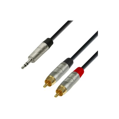 Adam Hall 4Star Cablu TRS 3.5mm-2RCA 1.5m