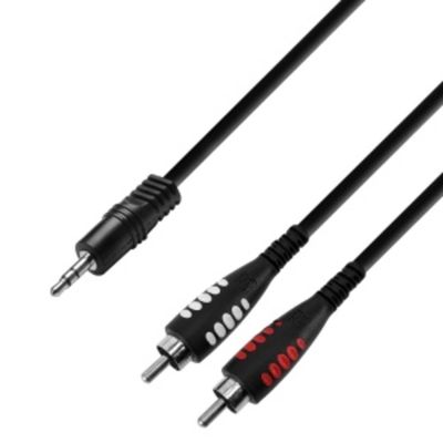 Adam Hall 3Star Cablu TRS 3.5mm -2xRCA 6m