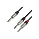 Adam Hall Cablu 4Star Y Cablu TRS 6.3mm-2xTS 6.3mm 3m