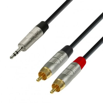 Adam Hall Cablu 4Star TRS 3.5mm-2xRCA 3m