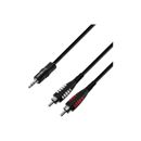 Adam Hall 3Star Cablu TRS 3.5 mm-2xRCA 1m