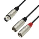Adam Hall 3Star YFMM 0300 Cablu 2 XLR tata - XLR mama 3m