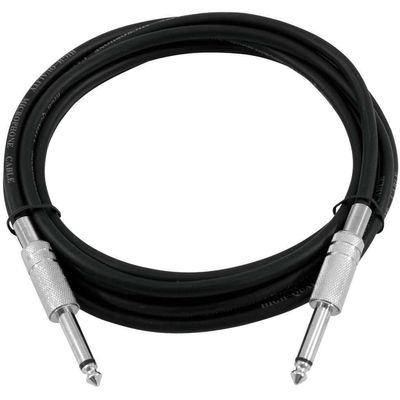 Omnitronic Cablu Jack 6.3 mono 6m Negru