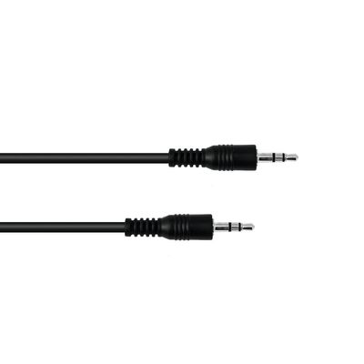 Omnitronic Cablu Jack 3.5mm Stereo 1.5m Negru