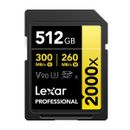 Lexar Pro 2000X Card de Memorie SDXC 512GB UHS-II U3 V90