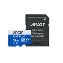 Lexar Blue Plus Card de Memorie microSDXC cu Adaptor SD 32GB C10 V10