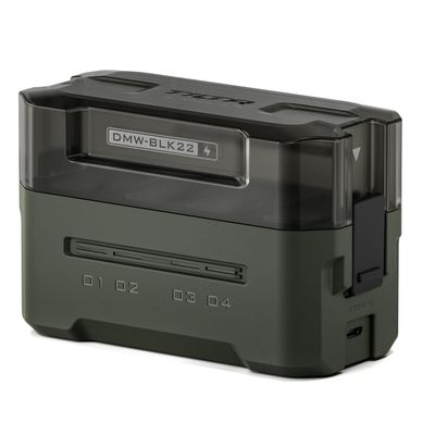 Tilta Statie de Incarcare Portabila pentru Bateriile DMW-BLK22 4 Canale Verde