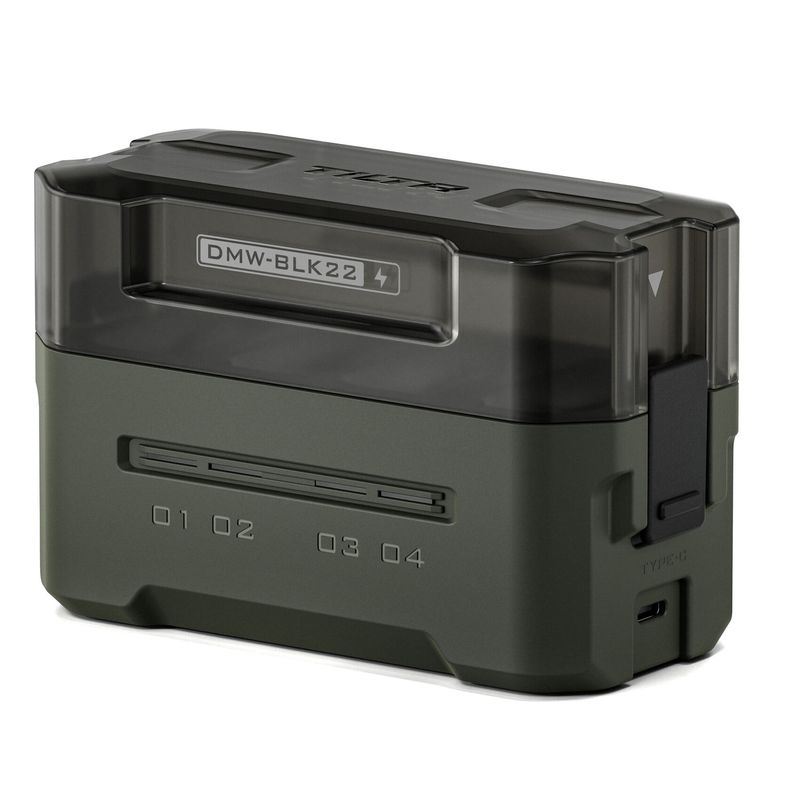 Tilta-Statie-de-Incarcare-Portabila-pentru-Bateriile-DMW-BLK22-4-Canale-Verde.1