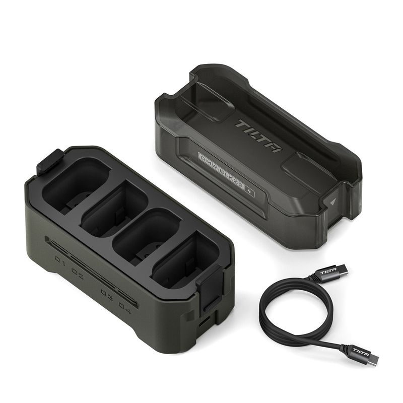 Tilta-Statie-de-Incarcare-Portabila-pentru-Bateriile-DMW-BLK22-4-Canale-Verde.4
