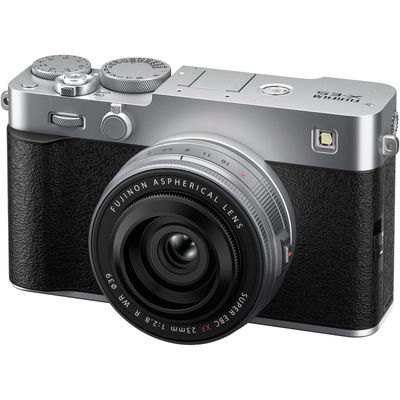 Fujifilm X-E5 Aparat Foto Mirrorless Kit cu Obiectiv XF 23mm Argintiu
