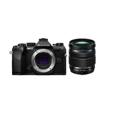 OM System OM-5 Mark II Aparat Foto Mirrorless 20MP Video 4K Kit cu Obiectiv 12-45mm Negru
