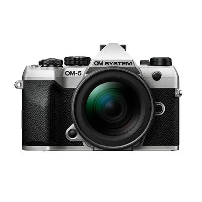 OM System OM-5 Mark II Aparat Foto Mirrorless 20MP Video 4K Kit cu Obiectiv 12-45mm Argintiu
