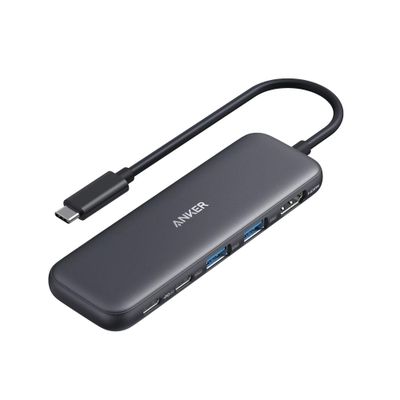 Anker Hub Ultra-Slim 332 USB-C 5-in-1 4K HDMI 85W PD Negru