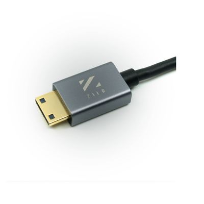 ZILR Cablu Mini HDMI la HDMI 4K60p Hyper-Thin 1m High-Speed cu Ethernet